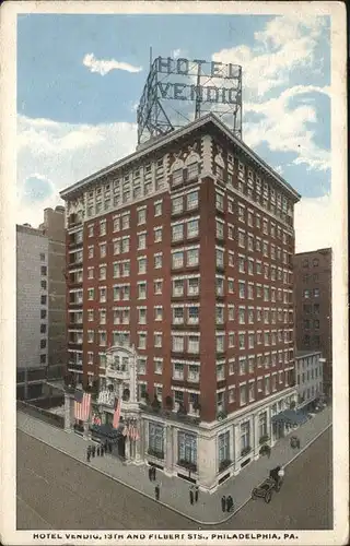 Philadelphia Pennsylvania Hotel Vendio Kat. Philadelphia