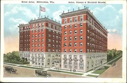 Milwaukee Wisconsin Hotel Astor Kat. Milwaukee