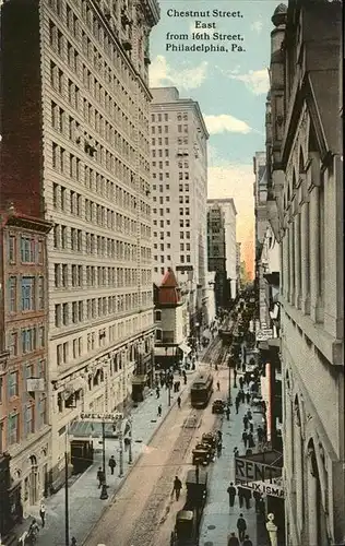 Philadelphia Pennsylvania Chestnud Street Kat. Philadelphia