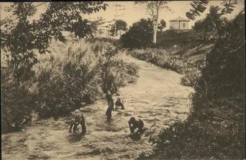 Java Indonesien Fishing River / Indonesien /