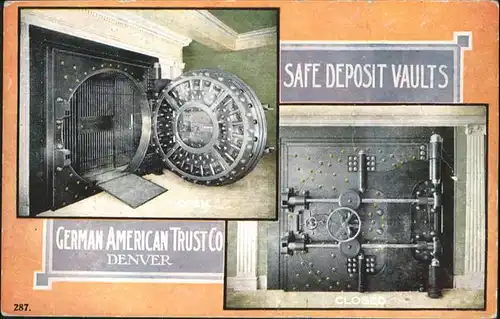 Denver City German American Trust Co Safe Deposit Vaults / Denver City /