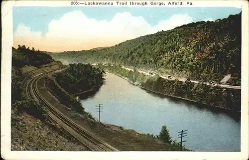 Scranton Pennsylvania Lackawanna Trail Gorge Alford / Scranton /