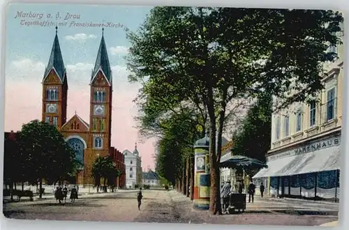 Marburg Drau Maribor Marburg Franziskaner Kirche * / Slowenien /