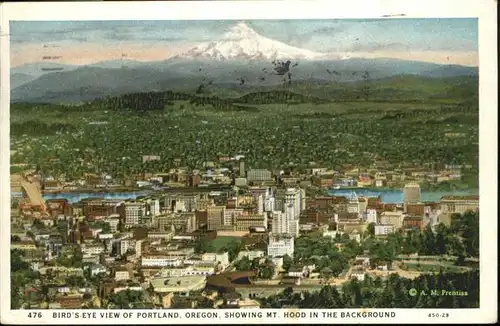 Portland Oregon Luftaufnahme Bird's Eye View / Portland /