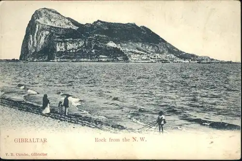 Gibraltar Rock from the NW / Gibraltar /