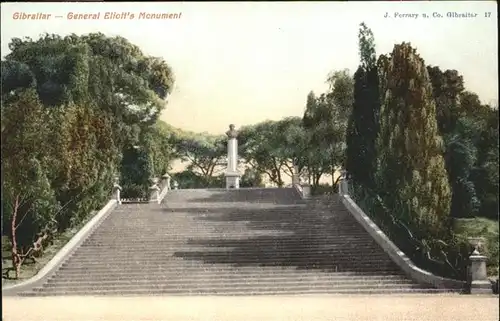 Gibraltar General Eliotts Monument / Gibraltar /