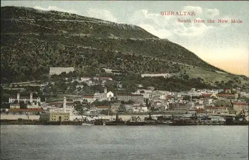 Gibraltar South from New Mole Schiff / Gibraltar /