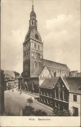 Riga Lettland Dom Kirche  / Riga /