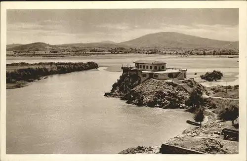 Shkodra Albanien Pamje nga Buna dhe Drini / Albanien /