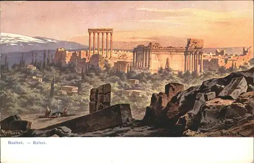 Baalbek Teilansicht / Libanon /