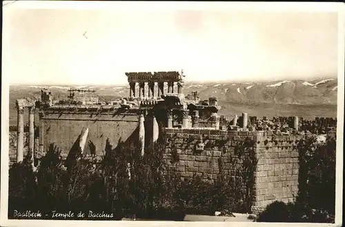 Baalbek Bacchus Tempel / Libanon /