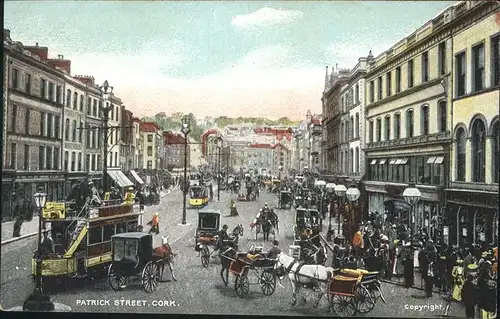 Cork Patrick Street Strassenbahn Kutsche / Cork /