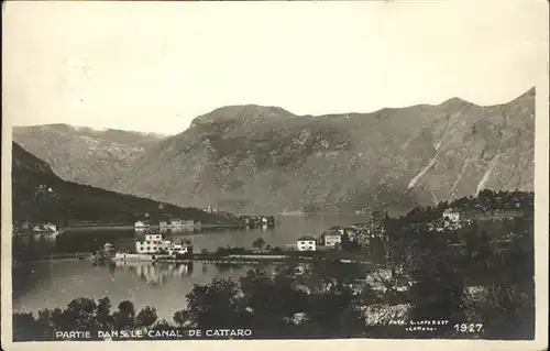 Cattaro Dans le Canal  / Italien /Italien