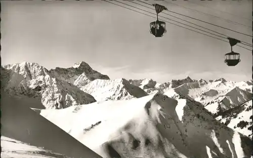 Riezlern Kleinwalsertal Riezlern Kleinwalsertal Kanzelwandbahn Zwoelferkopf Widderstein Baerenkopf Kuhgehrenspitze *