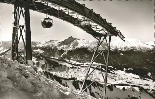 Riezlern Kleinwalsertal Riezlern Kleinwalsertal Kanzelwandbahn Bergstation Walmendinger Horn Didamskopf Gerachsattel *