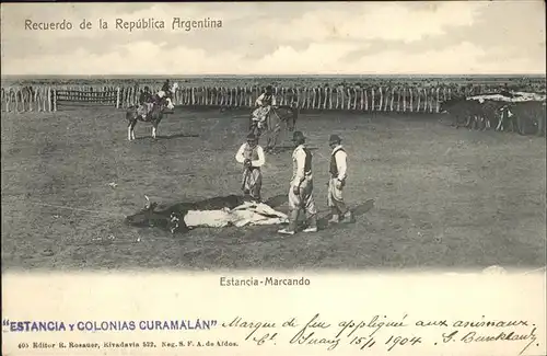 Estancia Marcando Republica Argentina