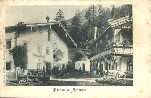 Buchau Achensee Teilansicht Kat. Eben am Achensee