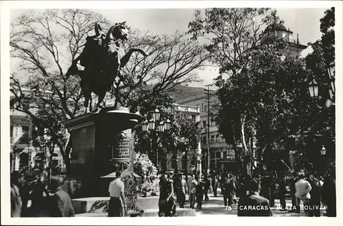 Caracas Bolivinianischer Platz Kat. Caracas