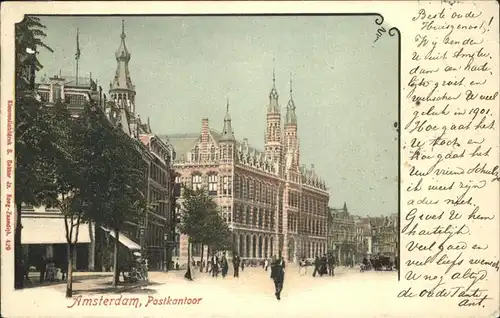 Amsterdam Postkantoor Kat. Amsterdam