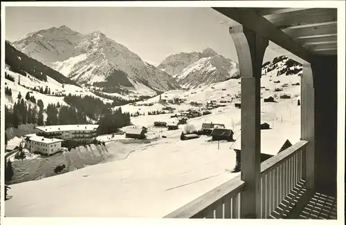 wz28826 Hirschegg Kleinwalsertal Vorarlberg Haus in der Sonne Kategorie. Mittelberg Alte Ansichtskarten