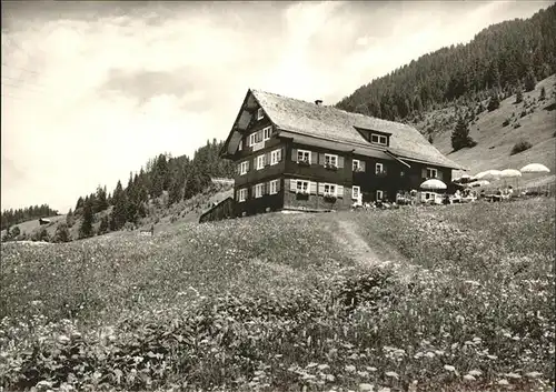 wz29035 Hirschegg Kleinwalsertal Vorarlberg Tiroler Hof Kategorie. Mittelberg Alte Ansichtskarten