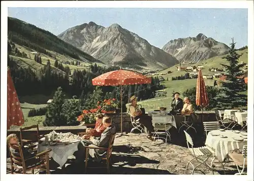 wz29065 Hirschegg Kleinwalsertal Vorarlberg Ifenhotel Kategorie. Mittelberg Alte Ansichtskarten