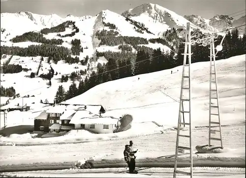 wz29070 Hirschegg Kleinwalsertal Vorarlberg Heuberghaus Kategorie. Mittelberg Alte Ansichtskarten