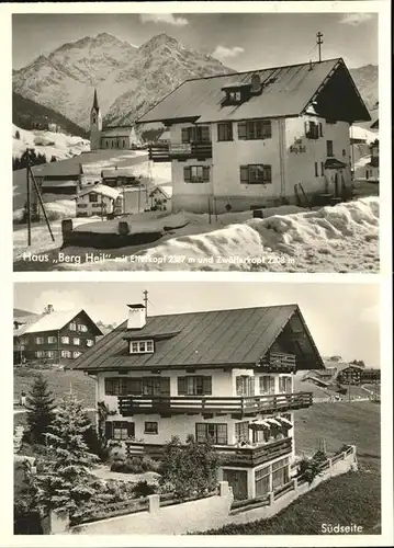 wz29145 Hirschegg Kleinwalsertal Vorarlberg Haus Berg Heil Kategorie. Mittelberg Alte Ansichtskarten