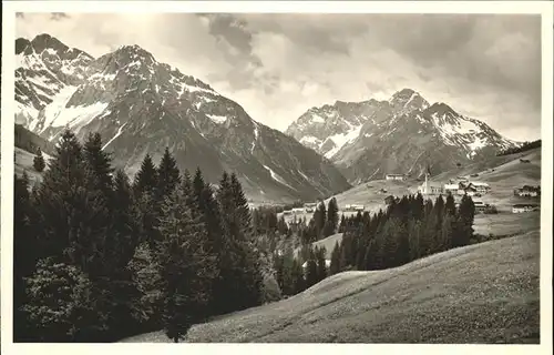 wz29382 Hirschegg Kleinwalsertal Vorarlberg  Kategorie. Mittelberg Alte Ansichtskarten