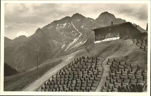 wz29396 Hirschegg Kleinwalsertal Vorarlberg Ferienheim Schloessle Kategorie. Mittelberg Alte Ansichtskarten