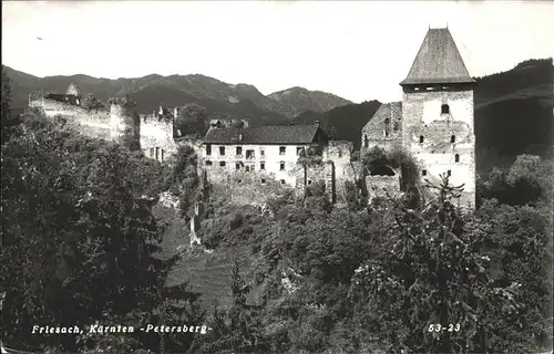 wz39509 Friesach Kaernten Petersberg Kategorie. Friesach Alte Ansichtskarten