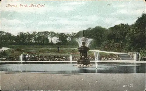 Bradford Horton Park Sprinngbrunnen Kat. Bradford