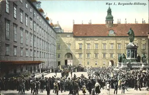 Wien Burgwache-Abloesung Kat. Wien