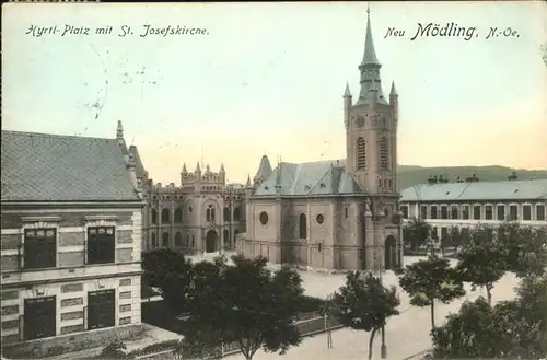 Wien Hyrtl-Platz St. Josefskirche Neu Moedling Kat. Wien