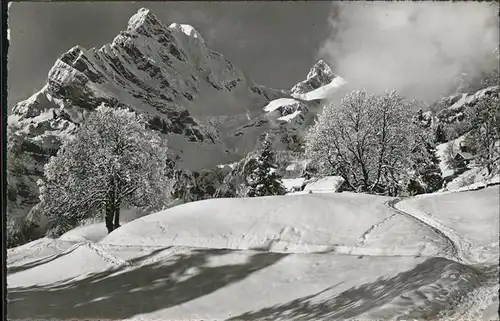 Braunwald GL Am Hoehenweg Ortsock Hoher Turm Kat. Braunwald