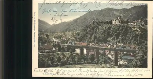 Hornberg Schwarzwald Bruecke / Hornberg /Ortenaukreis LKR