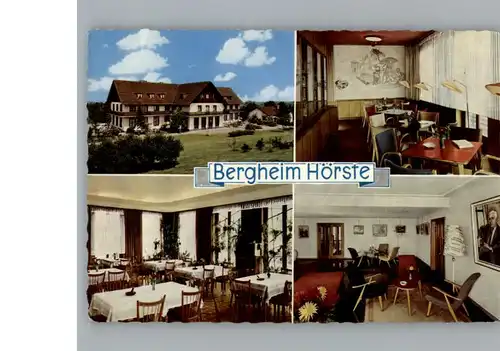 Hoerste Lippe Gasthaus Bergheim Hoerste / Lage /Lippe LKR