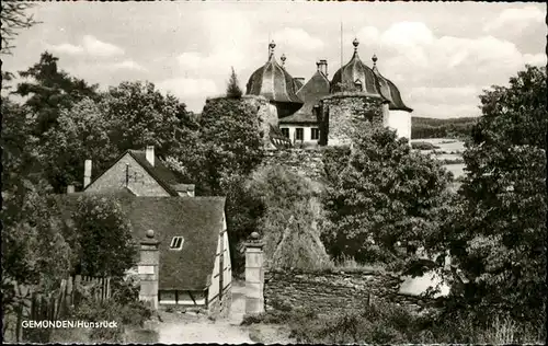 pw02498 Gemuenden Hunsrueck Hotel Cafe Haus Koppenstein Kategorie. Gemuenden Alte Ansichtskarten