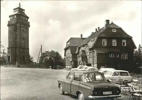 Auersberg Wildenthal Aussichtsturm Berggaststaette Kat. Eibenstock