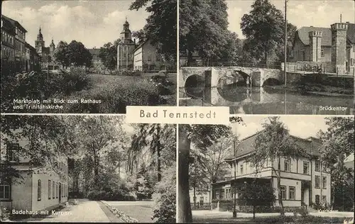 Bad Tennstedt Badehaus Kurhaus Brueckentor Kat. Bad Tennstedt