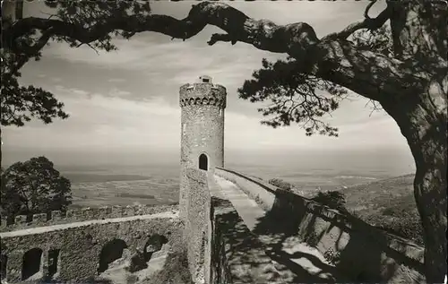 Auerbach Bergstrasse Burgrestaurant Schloss H. Kiegerl Kat. Bensheim