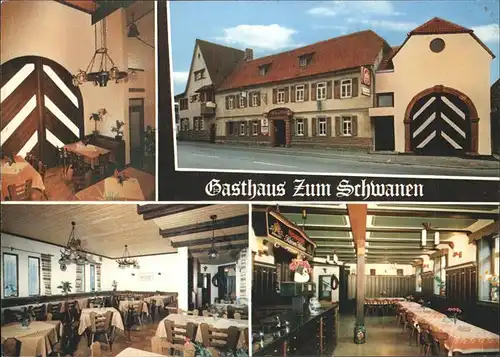 Weilbach Floersheim Gasthaus Schwanen Kat. Floersheim am Main