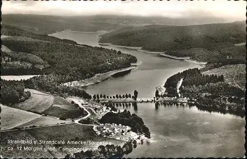 Amecke Strandbad Campingplatz Kat. Sundern (Sauerland)