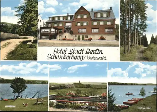 Schenkelberg Hotel Stadt Berlin Seeweiher Kat. Schenkelberg