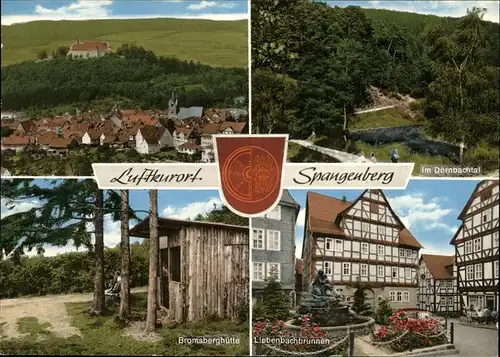 Spangenberg Hessen Wappen Doernbachtal Liebenbachbrunnen Bromsberghuette Kat. Spangenberg