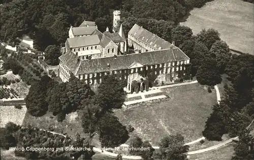 Cappenberg Schloss Cappenberg mit Stiftskirche Luftaufnahme Kat. Selm