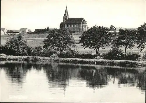 Nistertal Westerwald Kirche Weiher Kat. Nistertal