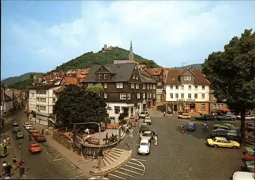 Biedenkopf Marktplatz Schloss Kat. Biedenkopf