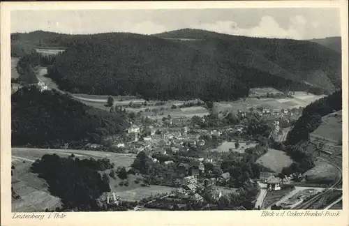 Leutenberg Thueringen Oskar-Henkel-Bank / Leutenberg /Saalfeld-Rudolstadt LKR