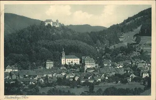 Leutenberg Thueringen Burg Lobenstein / Leutenberg /Saalfeld-Rudolstadt LKR